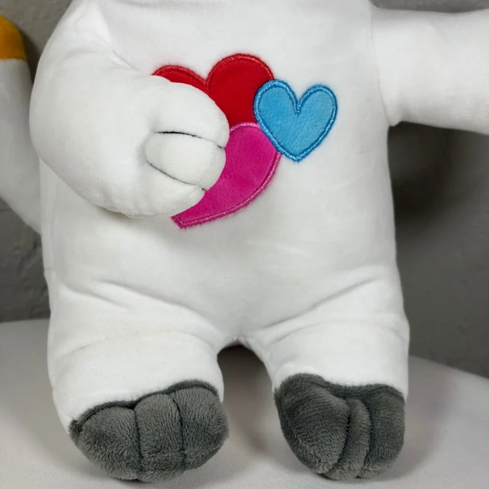 Burton + Burton Calico Cat Plush White Heart‎ Valentine Stuffed Animal 9749523